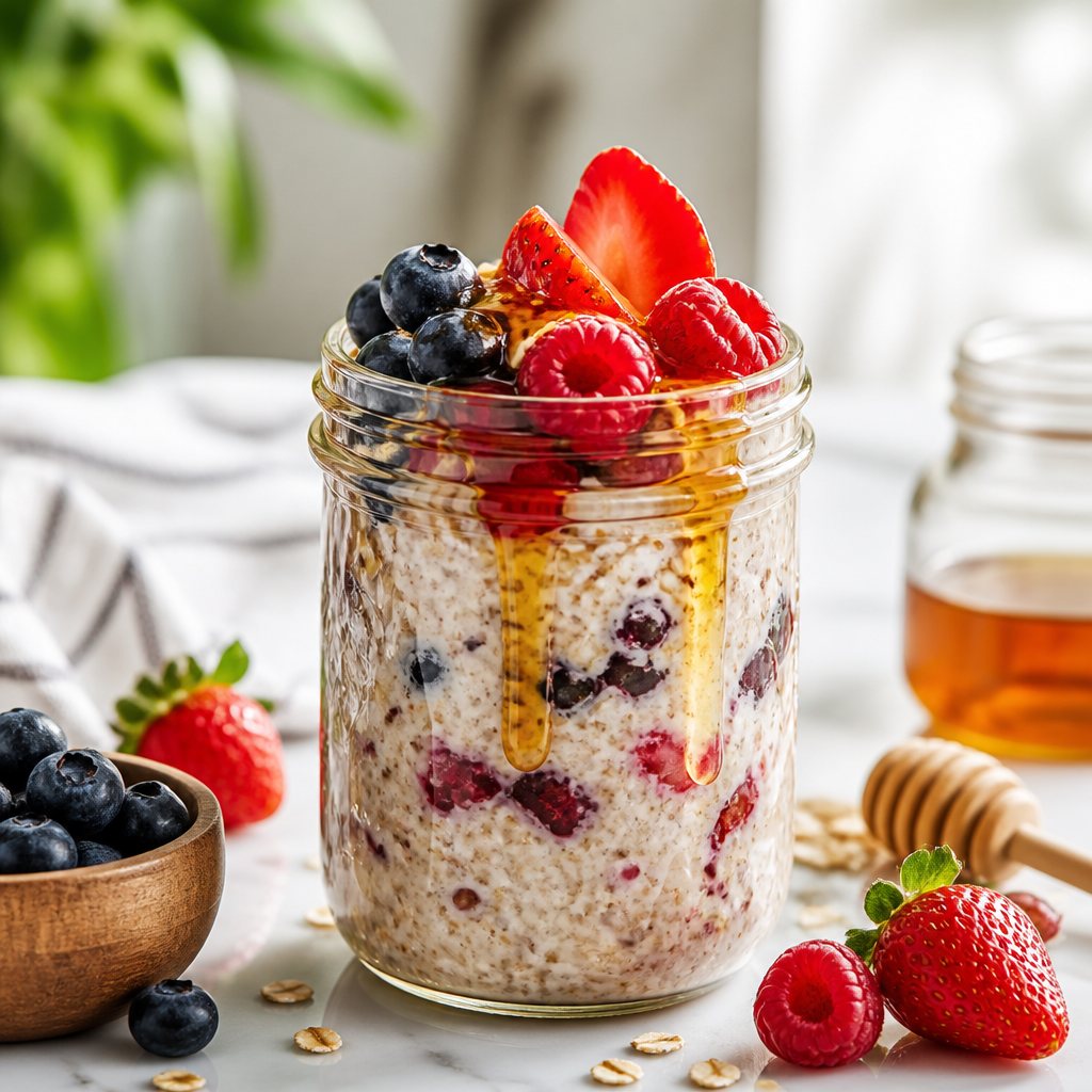 Berry Overnight Oats